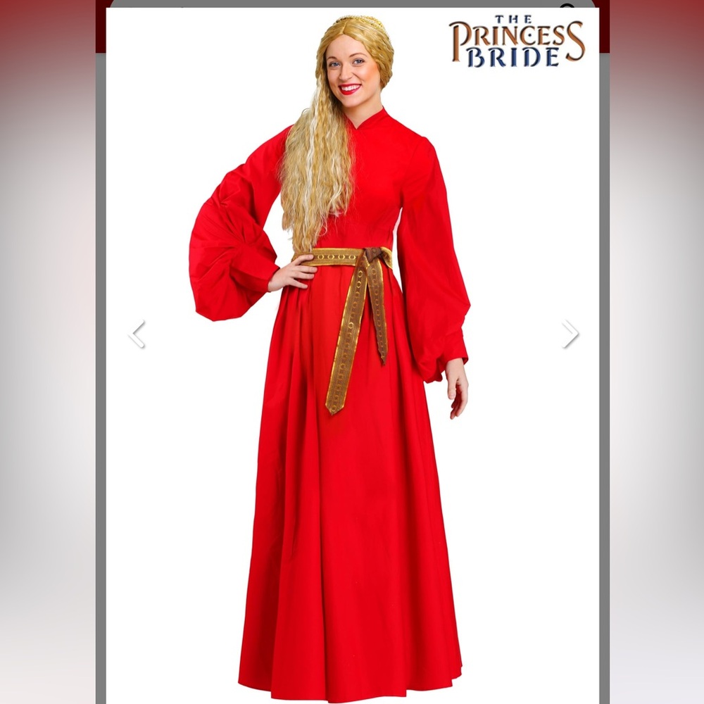 Red Buttercup Princess Bride Dress